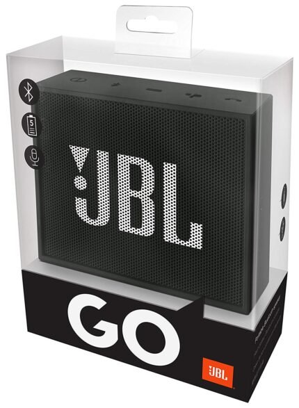 JBL GO Portable Wireless Bluetooth Speaker with Mic (Black)